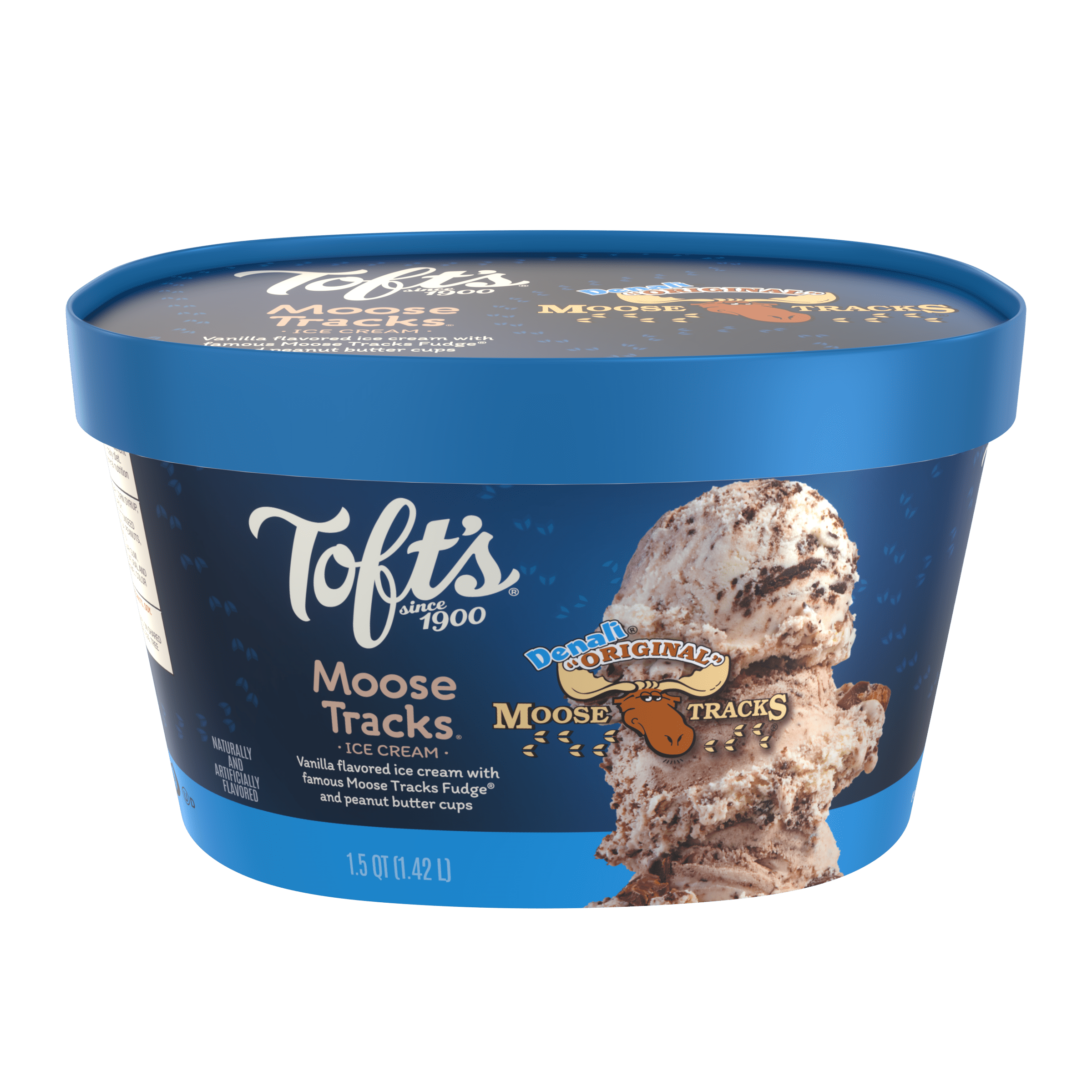 Toft's Moose Tracks Ice Cream 48oz