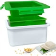 thumbnail image 1 of Hopet Tofu Press, Bricks Firm Tofu or Extra Firm Tofu, Improve Flavor and Texture, Tofu Drainer Mess-free Design DIY Tofu Maker, 1 of 5