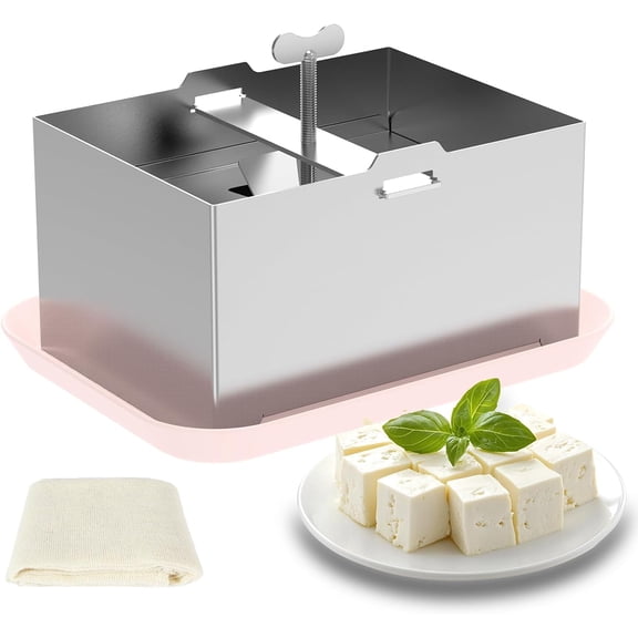 Stainless Stee Tofu Press Paneer Maker Cheese Press for Cheese Making