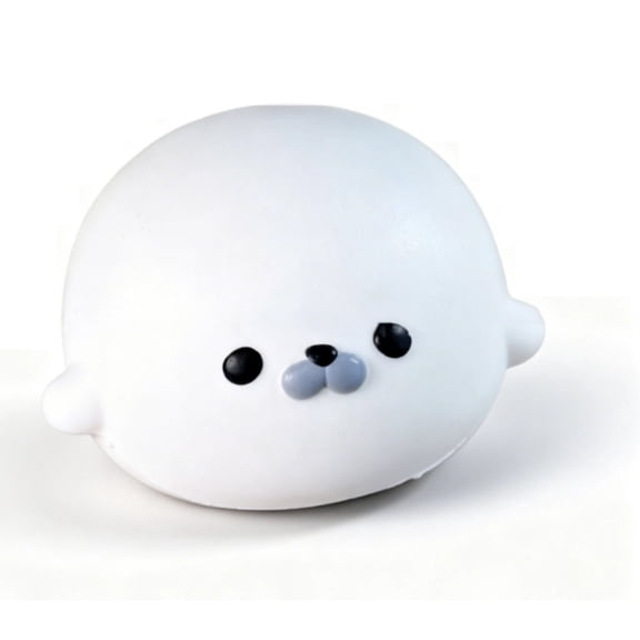 Tofu Seal Squishies-Moldable Squishies ,Soft Moldable Dough Cube Fidget, Slow Rising Stress CubeTextured Squeeze Ball for Relief, Seal Face Flour Dough Squishies for Adults