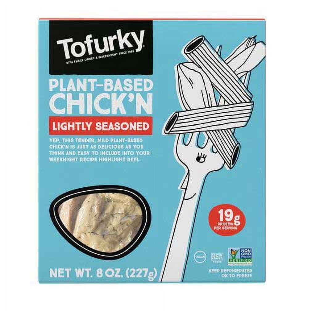 Tofurky Lightly Seasoned Chicken, 8 Ounce -- 5 per case