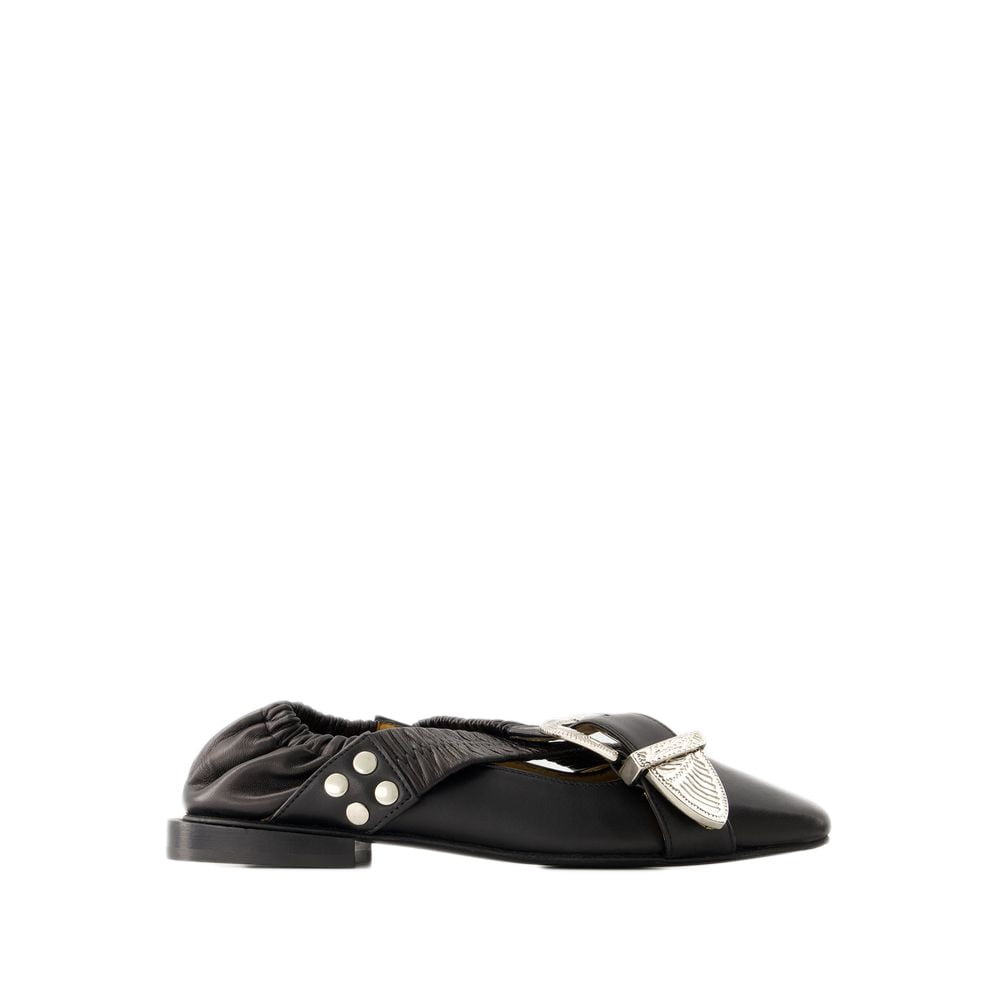 サンダル・ミュール TOGA Aj1304 Sandals - Toga Pulla - Leather - Black Aj1304 Sandals - Toga Pulla - Leather - Black