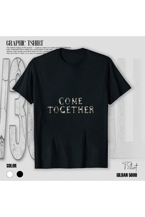Together Abstract Interlocking Hands Union Unity Graphic Tee Unisex T-Shirt, up to size 5XL