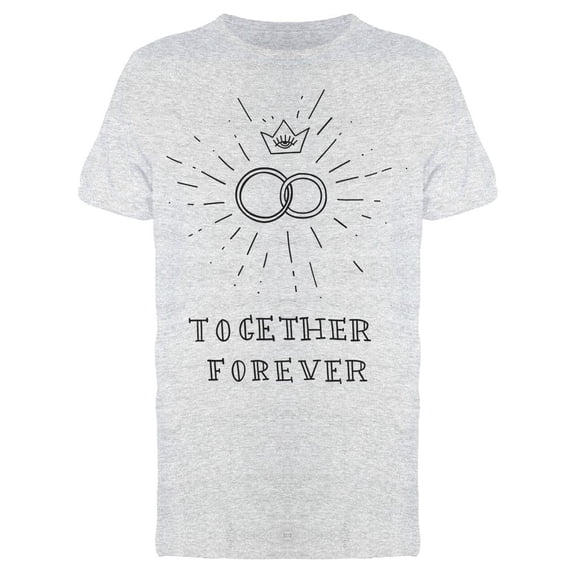 Together Forever Rings Tee Men's -Image by Shutterstock
