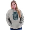 thumbnail image 1 of Together Like Moonshine and Mason Jar Women Plus Size Graphic Pullover Hoodie Brisco Brands 3X, 1 of 4