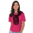 thumbnail image 1 of Together Like Moonshine and Mason Jar Women's Graphic T Shirt Tees Brisco Brands L, 1 of 6