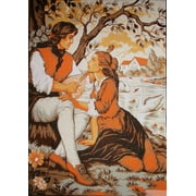 Together Printed Canvas for Needlepoint Tapestry Gobelin Embroidery Gobelin L C911