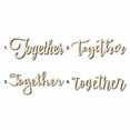 thumbnail image 1 of Together Sign Unfinished Wood Cutout Home Decor DIY Option 1- 42" Wide / 1/2", 1 of 3