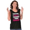 thumbnail image 1 of Together Tougher Than Breast Cancer Tank Top Tee Shirt Women Brisco Brands M, 1 of 6