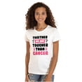 thumbnail image 1 of Together Tougher Than Breast Cancer Womens Slim Fit Graphic Tee Brisco Brands S, 1 of 5