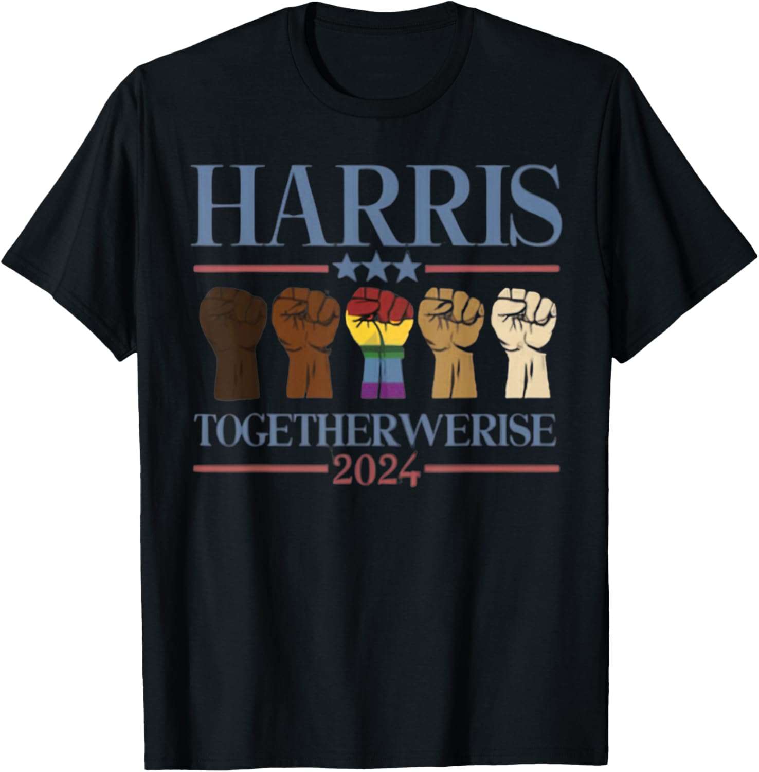 Together We Rise - Kamala Harris 2024 LGBT T-Shirt - Walmart.com