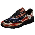 thumbnail image 1 of Together We Rise Native American flag Shoes Sneakers for Women Men Black Size 12, 1 of 7