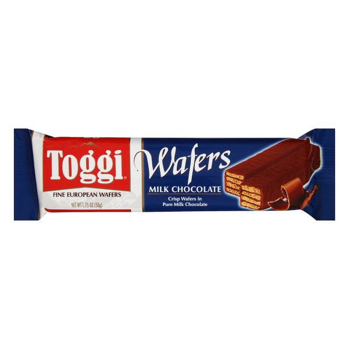 Toggi Fine European Wafers Milk Chocolate 1.75oz