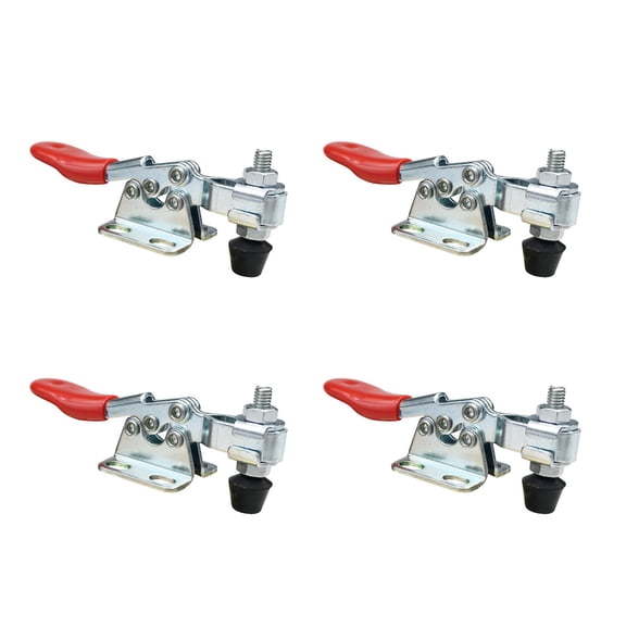 Toggle Clamp Metal Clamping Tool With Nonslip Grip And Ergonomic Handle For Precisions Woodworking And Metalworking