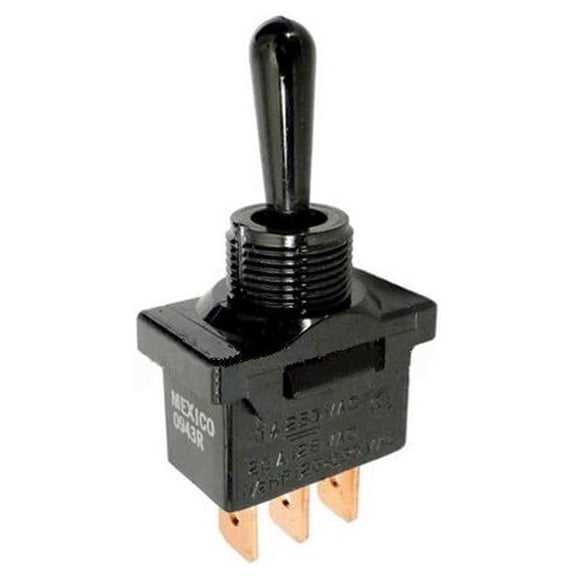 Toggle Switch 815-4011B - 2 Speed Fan Motor Switch, Replacement On Off Toggle Switch, Appliance Switch, Heavy Duty SPST 15A 125VAC, Universal Fit