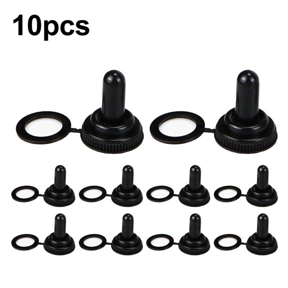 Toggle Switch Cover Anti Dust Black Buttons Parts Rocker Tools Waterproof