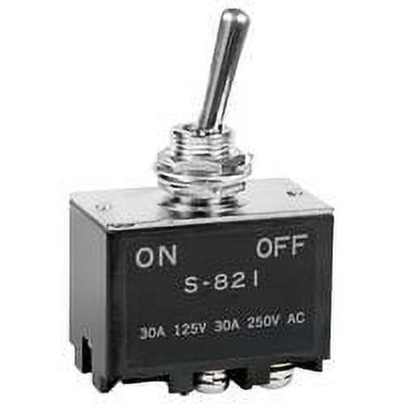 Toggle Switch, DPST, Non Illuminated, On-None-Off, Panel, 30 A$$Electrical