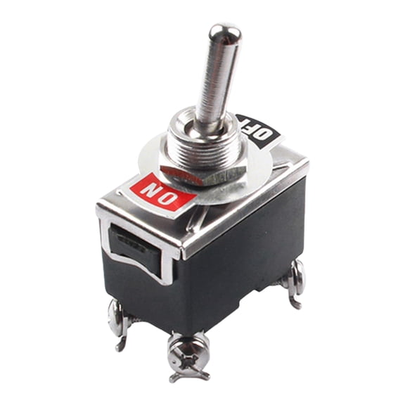 Toggle Switches ON-OFF-ON / ON-OFF 3 Position Latching Power Button Switches 250V 15A for Marine Boat Car