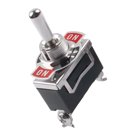 Toggle Switches ON-OFF-ON / ON-OFF 3 Position Latching Power Button Switches 250V 15A for Marine Boat Car