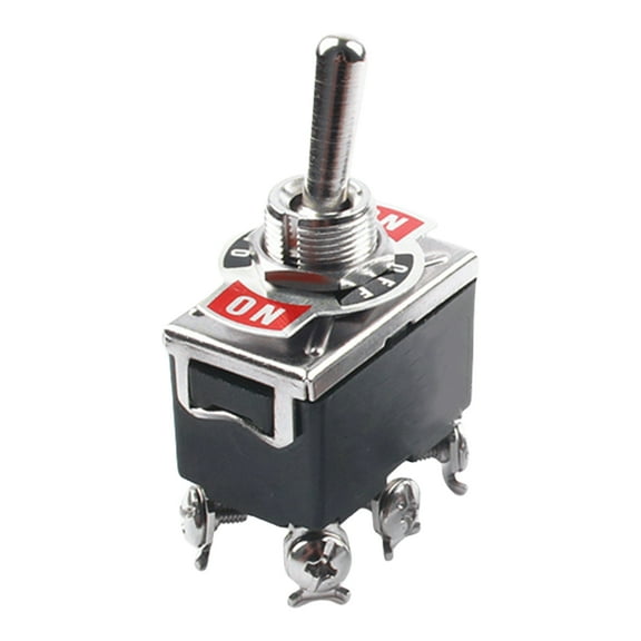 Toggle Switches ON-OFF-ON / ON-OFF Rocker Switches, 2/3/4/6Pin Marine Toggle Switches Waterproof 250V 15A