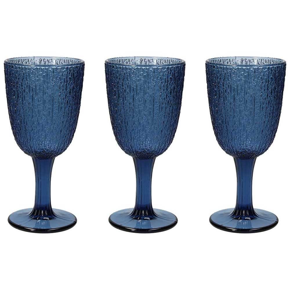 TOGNANA Set 3 Bicchieri Da Vino Madame Multicolore - 260 Ml, Stile Rustico E Originale, Regalo Per Appassionati - 2