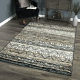 thumbnail image 1 of Togo Contemporary 8x10 Area Rug in Blue/Gold, 1 of 5