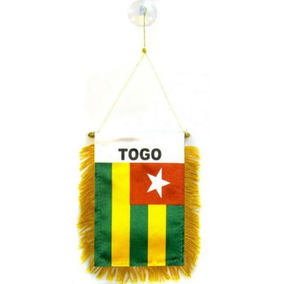Togo MINI BANNER FLAG GREAT FOR CAR & HOME WINDOW MIRROR HANGING 2 SIDE