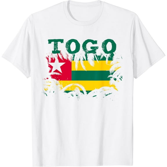 Togo Republic Shirt Togolese Flag West Africa Day gift Men T-Shirt100% cotton