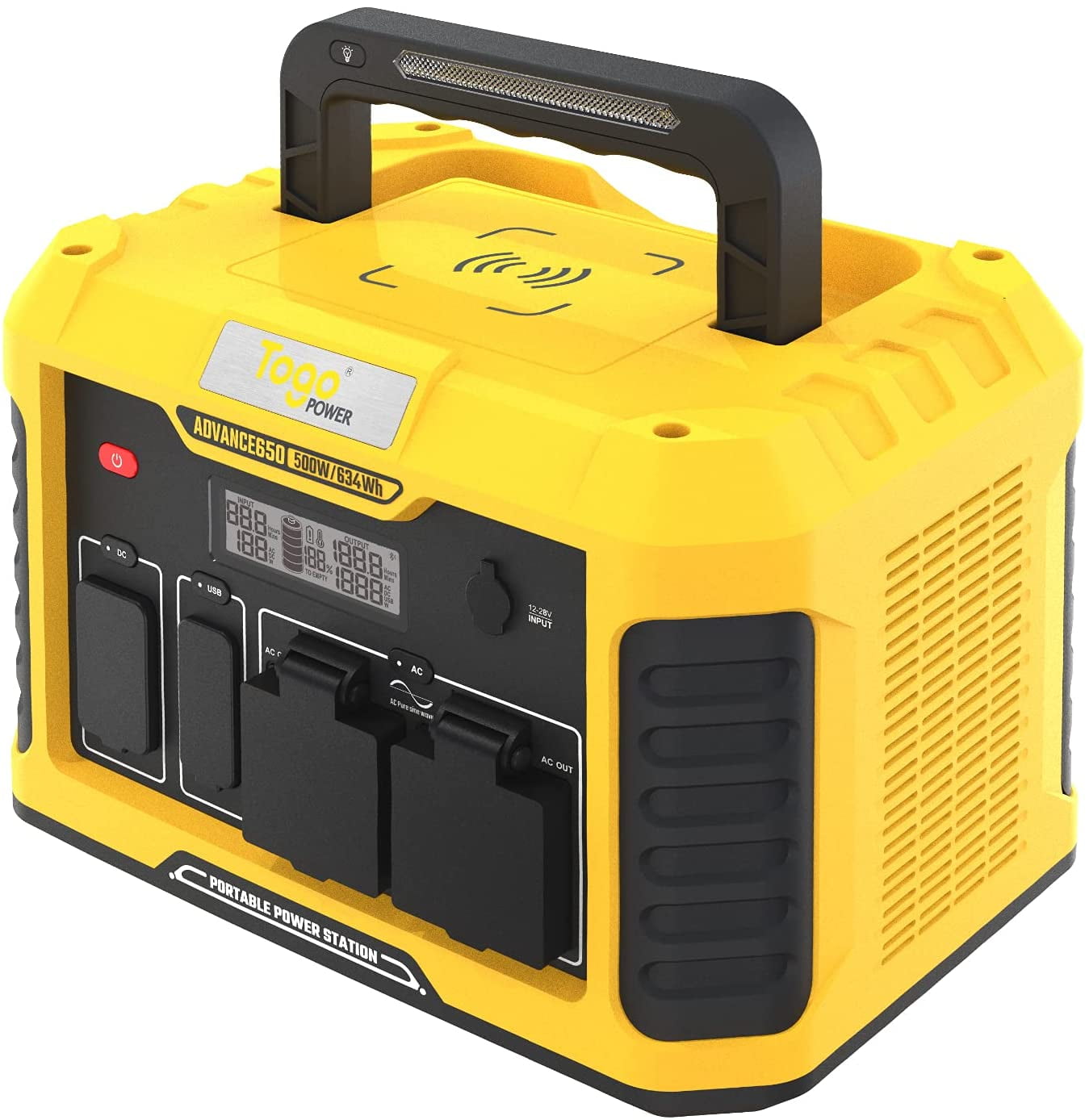 Togo Power Togo Power Pioneer 330, 288WH Portable Power Station Lithium  Battery 330W (660W Peak) for Hiking, Camping, Home Emergency, Tailgating,  Hobb