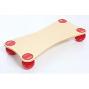 Togu Balanza Ballstep, 35" x 17" x 6", birch wood w/red balls