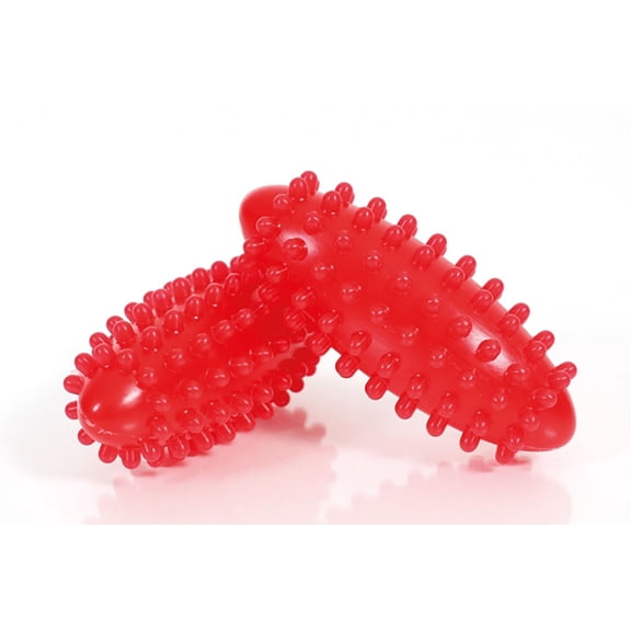 Togu Bantoo Elliptical Roll (Set of 2), 4.3" x 2.0", Red