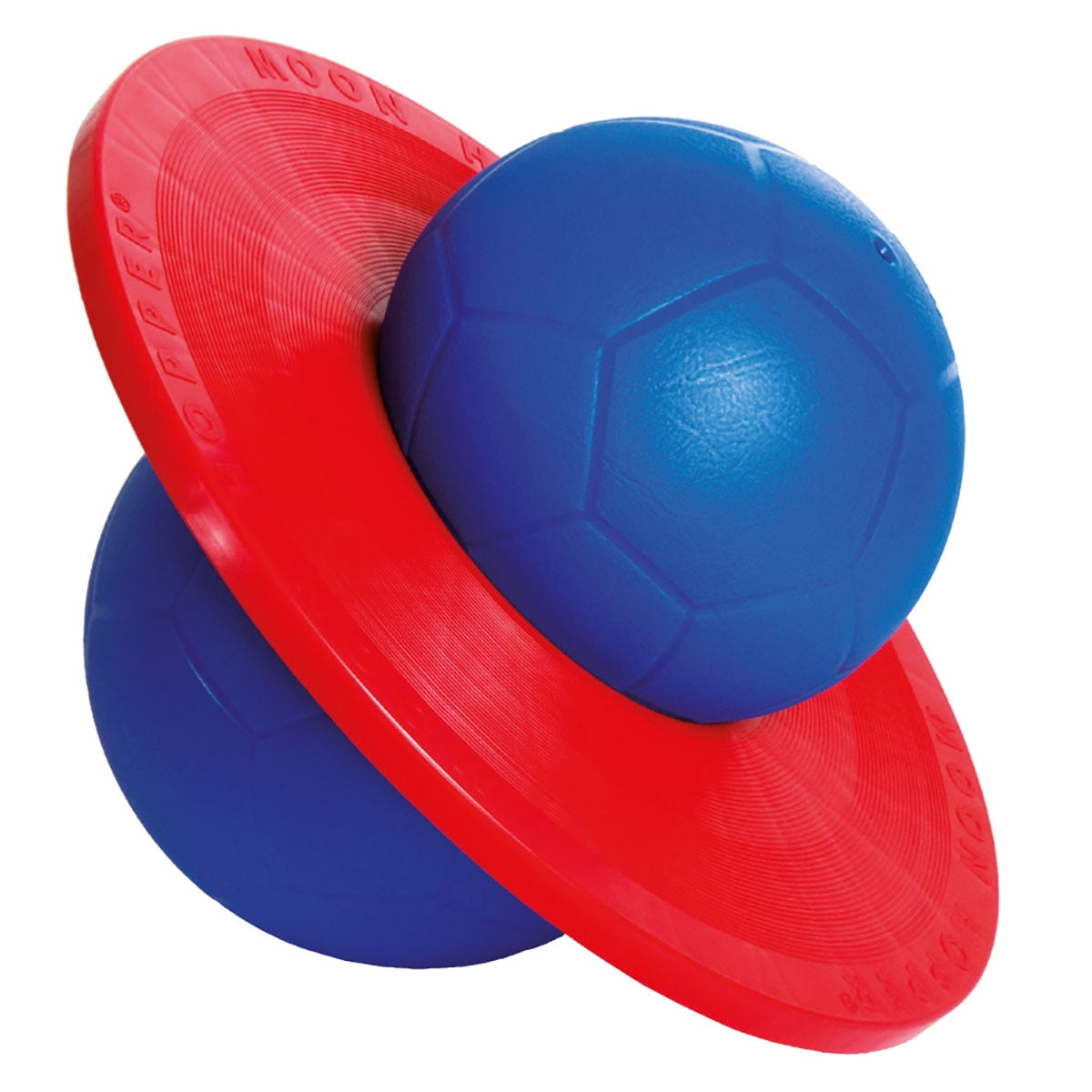 Togu Moonhopper, child, 16" x 12", blue ball w/red board