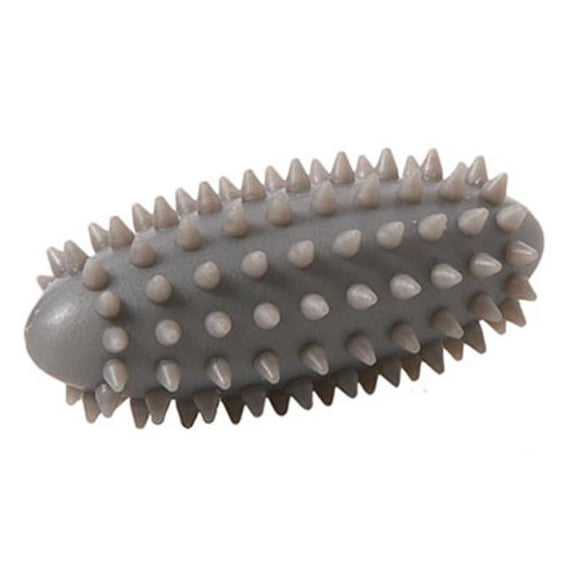 Togu elongated knobbed ball, 2.75" x 1.6", silver