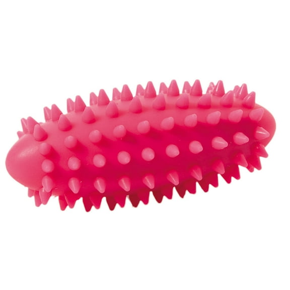 Togu elongated knobbed ball, 4.35" x 2.0", pink