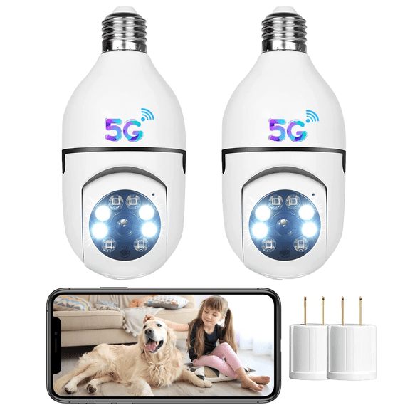 TOGUARD SC18 Wired Light Bulb Security Camera