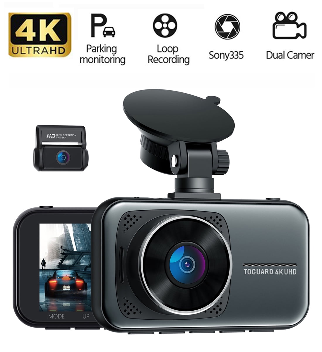 Camara De Seguridad Dash Cam Pro Personal 1080p Para Auto Coche Espia  Record HD