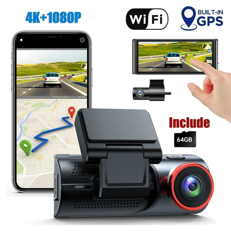4k Dual Dash Dashcam Toguard 4k Toguard 4K Wireless Dash Cam