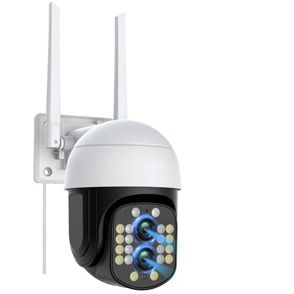 Toguard 4MP Wired Security Camera Dual Lens Zoom Surveillance