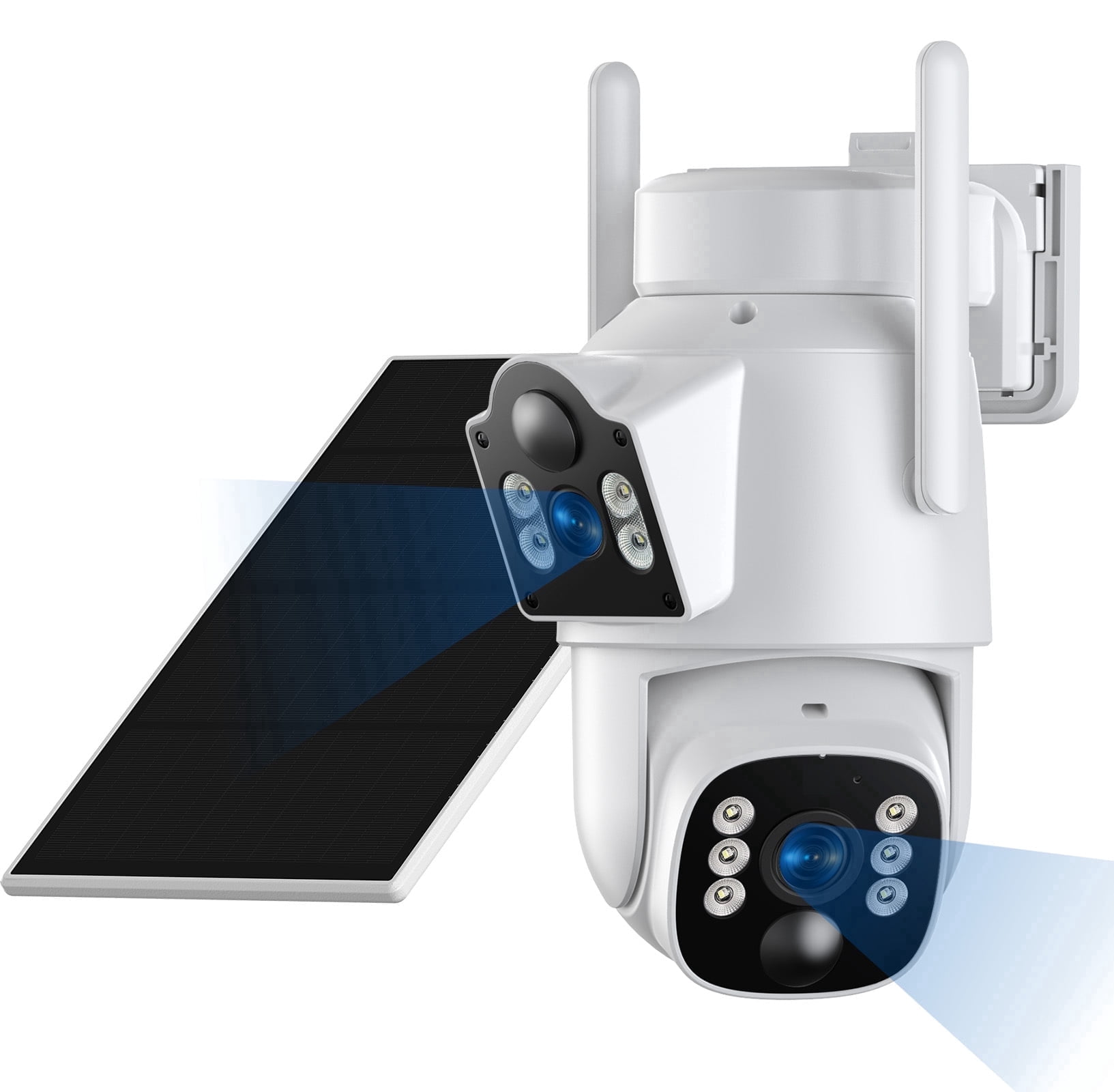 Toguard BC1123 Dual Lens Solar Security Camera Wireless Outdoor, 2K PTZ 2.4 & 5GHz WiFi
