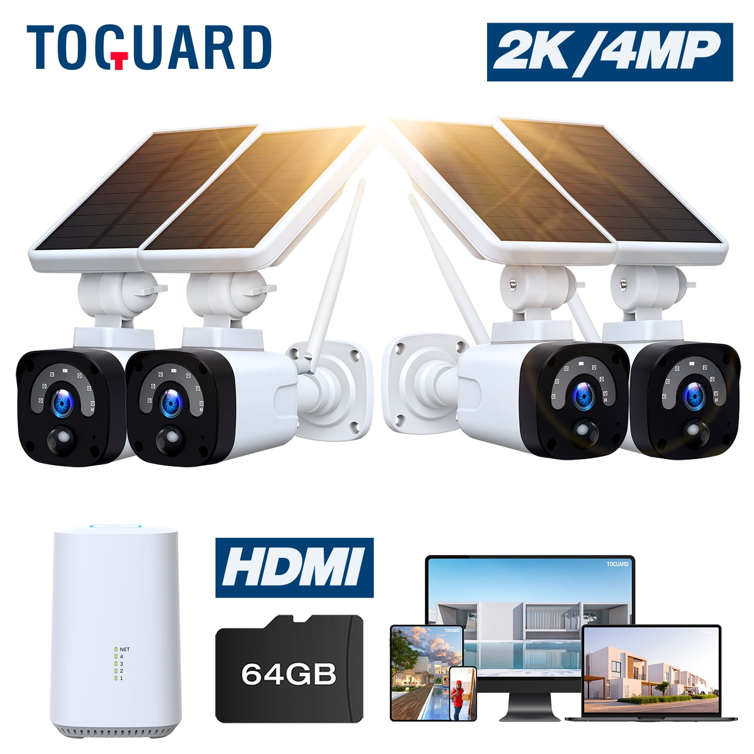Toguard SC04  Solar Security Camera System