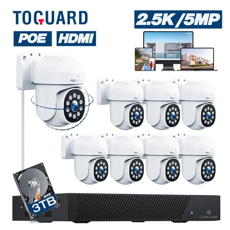 Toguard SC36 POE Security Camera System Outdoor