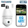 thumbnail image 1 of Toguard SC47 5G/2.4G WiFi Light Bulb Security Camera Outdoor Indoor PTZ 1080P Wireless Dome Surveillance Camera, 1 of 8