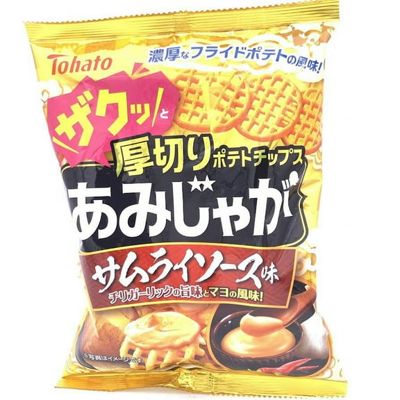 Tohato Thick Cut Potatoes Chip - Samurai Sauce Flavor 58g