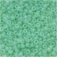 thumbnail image 1 of Toho Round Seed Beads 11/0 #1144 'Milky Kiwi' 8 Gram Tube, 1 of 1