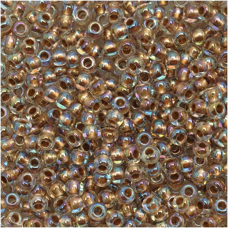 Toho Gold Lined Crystal Round 11/0 Seed Bead