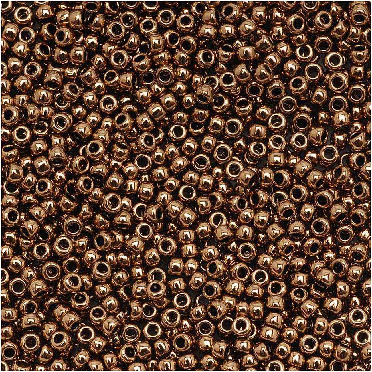 Toho Round Seed Beads 8/0 #221 'Bronze' 8 Gram Tube