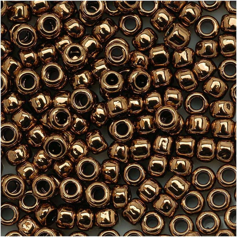 Toho Round Seed Beads 8/0 #221 'Bronze' 8 Gram Tube