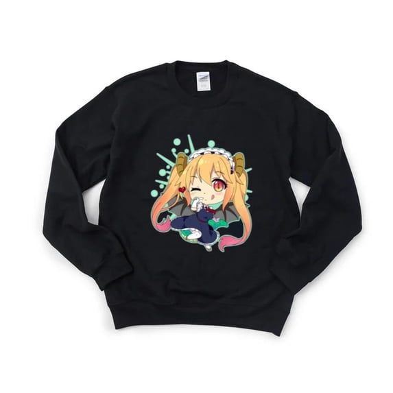 Tohru Dragon Miss Kobayashis Dragon Maid Anime Manga Cute Sweatshirt, for men & women, up to size 5XL