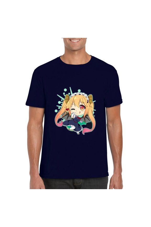 Tohru Dragon Miss Kobayashis Dragon Maid Anime Manga Cute T-Shirt, for men & women, up to size 5XL