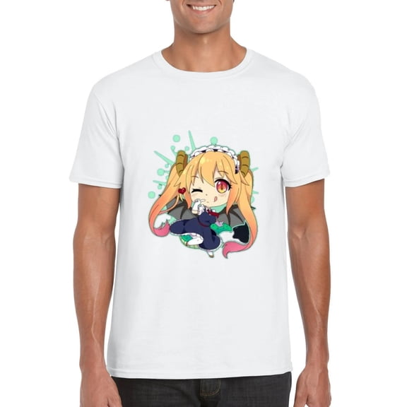 Tohru Dragon Miss Kobayashis Dragon Maid Anime Manga Cute T-Shirt, for men & women, up to size 5XL